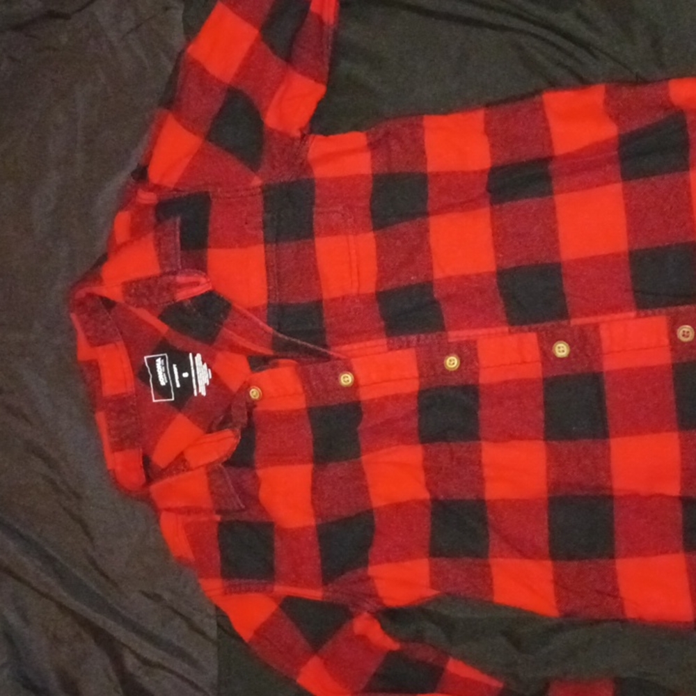 Black and red Sonoma flannel, boys size 8